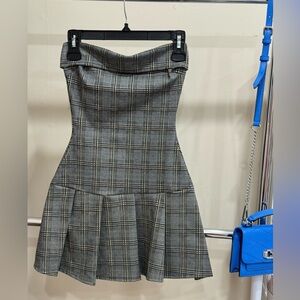 Plaid Mini Dress – Size XS